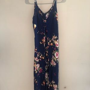 Maxi Romper Jumpsuit Dress